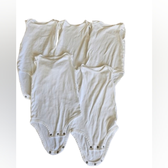 Carter's Other - Carter's baby boy sleeveless bodysuit bundle, 24 months, white
